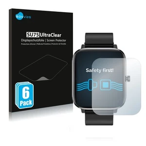 6x Proteggi Schermo per XWatch Pro Elite V3 Pellicola Protettiva Protezione - Zdjęcie 1 z 9
