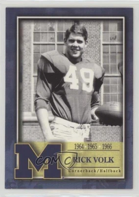 2004 TK Legacy Michigan Wolverines Lettermen Rick Volk #L87 - Image 1 of 2