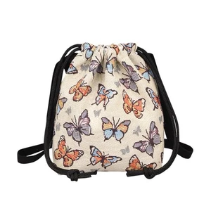 Comfortable Single Strap Canvas Bag With Traditional Chinese Motif And Secure - Picture 1 of 10
