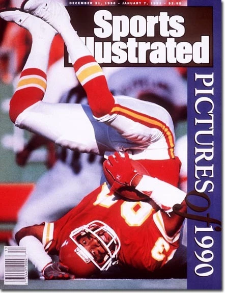 December 31, 1990 Stephone Paige Kansas City Chiefs SPORTS ILLUSTRATED NO LABEL  - Image 1 of 1