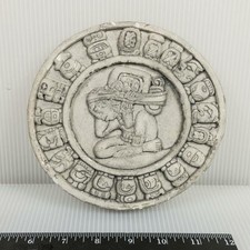 Mayan Calendar Aztec Folk Art Wall Decor 6"x6" g50