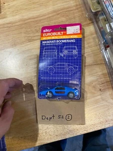 Siku Eurobuilt Maserati Boomerang BLue New IN package RARE! 1/55 Car Toy - Picture 1 of 4