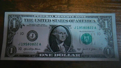 2021 Series $1 Dollar Birthday Note  Aug. 22, 1958  J19580822A  Great Shape! - Image 1 of 2