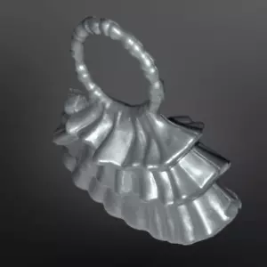 Raro Mattel Barbie Mi Escena Moda Fiebre Plata Volantes Cartera Bolso Accesorio B22 - Imagen 1 de 4