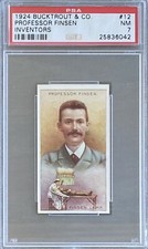 1924 Bucktrout & Co INVENTORS  #12 PROFESSOR FINSEN - PSA 7 NM