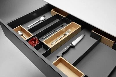 Cutlery insert drawer insert cutlery box drawer organization cutlery - Image 1 of 2