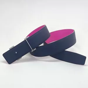 Handmade 42mm Genuine Reversible Calf leather belt Size 90 Free economy shipping - Picture 1 of 4