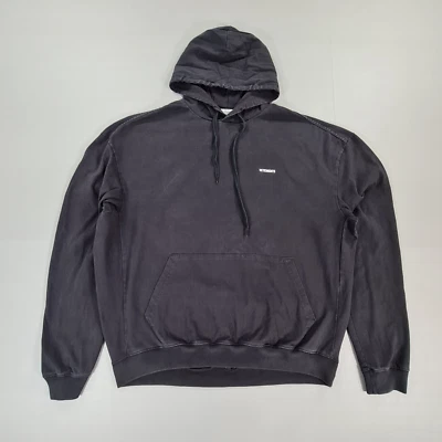 Vetements Mens Hoodie Black Small Oversized SS18 Cotton Pullover Sweater - Image 1 of 4