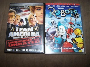 Robots & Team America World Police Collectors Edition DVDs IN EXCELLENT SHAPE - Picture 1 of 2