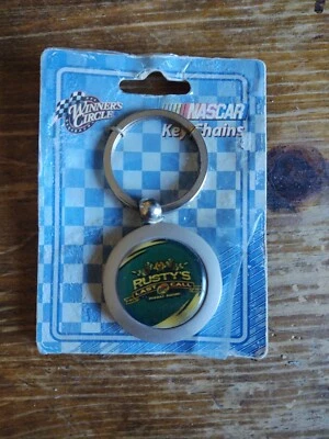 Rusty Wallace Keychain "Rusty's Last Call" NOS - Image 1 of 2