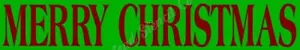 PLANTILLA REUTILIZABLE 8100 G 6"x30" Feliz Navidad Plantillas Mylar - Imagen 1 de 1