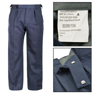 Trousers Pants Royal Air Force RAF Mens Lightweight No 2 British Army Blue