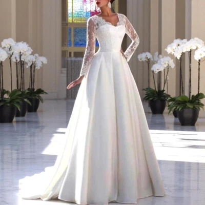 Exquisite Wedding Dresses Sleeveless Mermaid or Length Bridal Gowns Lace - Image 1 of 4