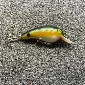 Cotton Cordel Big O 7700 Vintage Crankbait Lure 2" - Orange Scale 7763 - Picture 1 of 7
