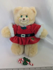 Fisher Price Oso de Mora Peluche BerryKris Peluche 1999 Vestido Bastón de Caramelo Kris - Imagen 1 de 10