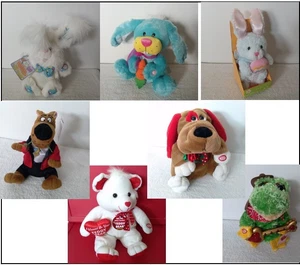 Holiday PLUSH ANIMATED Easter-Valentine's ~ DanDee / Gemmy VINTAGE New & Used