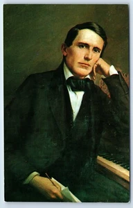 Retrato de Stephen Collins Foster of My Old Kentucky Home Buenas Noches Postal - Imagen 1 de 2