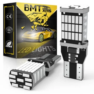 921 912 T15 Red 3rd Third Brake Center High Mount Stop Light Lamps Bulbs Bright - Picture 1 of 9