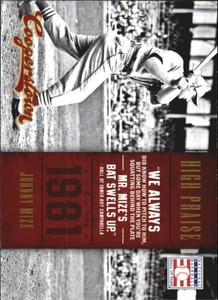 2012 Panini Cooperstown High Praise #17 Johnny Mize - NM-MT