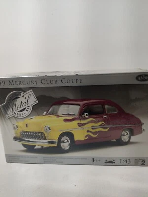 New Testors '49 Mercury Club Coupe 1:43 Scale Metal Body Model Kit #148 - Image 1 of 4
