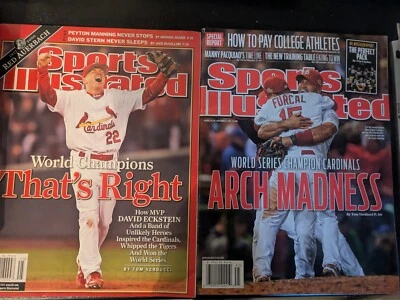 Sports Illustrated Magazine November 6 2006 & 2011 World Champions Issue x2 Foto 1 de 4