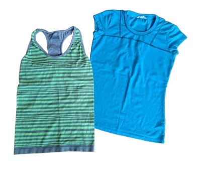 Athleta Running Tennis Athletic Tank Tops Shirts Women's Size S/M (Lot of 2) - Image 1 of 4
