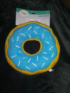 * NEW* Zippy Paws 11' Blueberry 🍩 Jumbo Donutz Squeaky Toy For Dogs - Picture 1 of 4