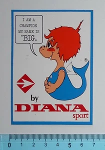 ADESIVO STICKER VINTAGE AUTOCOLLANT AUFKLEBER DIANA SPORT ANNI'80  - Picture 1 of 1