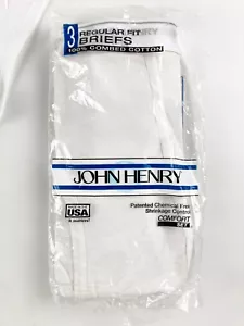 2 slip in cotone John Henry vestibilità regolare taglia 40 realizzati in USA - Foto 1 di 4
