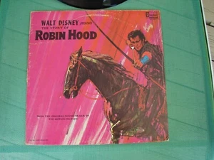 Vintage Soundtrack Robin Hood Walt Disney LP DQ-1249 Vinyl Music Record 1964 - Picture 1 of 3