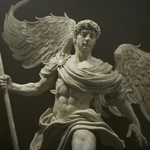 Archangel Michael 3D Print Unpainted/Unassembled - Picture 1 of 6