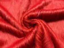 Super Luxury Faux Fur Fabric Material - EXTRA LONG RED HAZE
