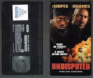 Undisputed Wesley Snipes Ving Rhames (VHS, 2003) - Picture 1 of 2