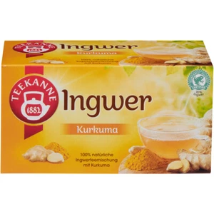 Teekanne Ingwer Kurkuma Ingwerteemischung verfeinert mit Kurkuma 32g - Bild 1 von 1
