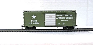 HO SCALE US ARMY METAL BOX CAR AMMUNITION CAR 61233 - Picture 1 of 3