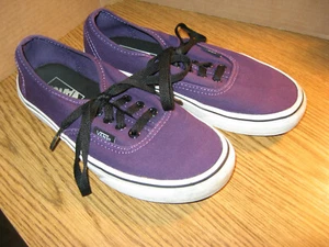Vans classic canvas women's 6 (men's 4.5) skateboarding shoes purple #721494 - Picture 1 of 13