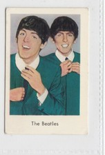 Dutch Gum Card Unnumbered Set 1 (1964 Sweden) - The Beatles (Paul & George)