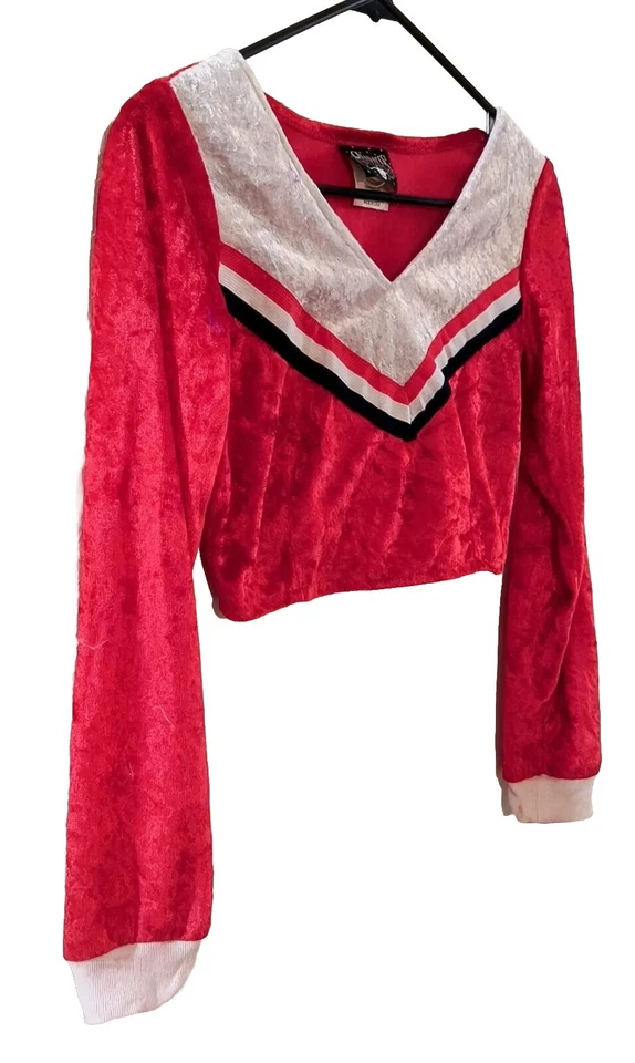 Sexy Disfraz de Animadora Charades Manga Larga Rojo Blanco Talla Adulto L Foto 1 de 4