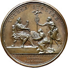 Médaille Louis XIV (1643-1715) Casale remise à la France. Par Mauger 1681