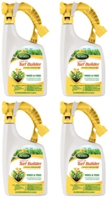 Scotts 32 oz Constructor de césped líquido con fertilizante Plus 2 para control de malezas - Paquete de 4 Foto 1 de 2