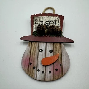 Greenbrier International Inc Schneemann hängend Weihnachten Urlaub dekorative Dekoration - Bild 1 von 6