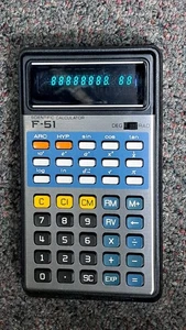 Canon Palmtronic F-51 Scientific Calculator - Vintage - Works well - Very clean - Picture 1 of 8