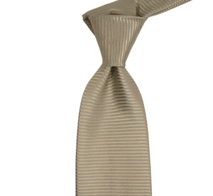$330 NWT TOM FORD Silver Textured Solid Silk Neck Tie Italy 3.25W - Picture 1 of 4