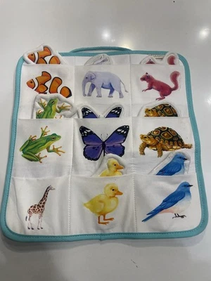 Lovevery Organic Cotton Quilted Matching Realistic Animal Baby Crib Toy 18-24m - Image 1 of 3