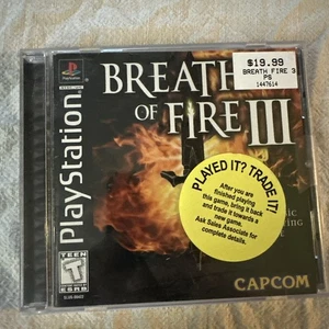 Capcom Breath of Fire III for Sony PlayStation 1 Complete in Box - Picture 1 of 4