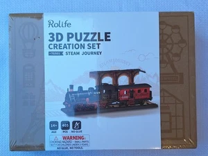 Rolife TGS01 3D Puzzle Creation Set - Steam Journey Train New Sealed - Picture 1 of 2