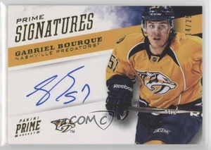 2012-13 Prime Signatures 2013-14 Panini Update Gold /25 Gabriel Bourque #23 Auto - Picture 1 of 3