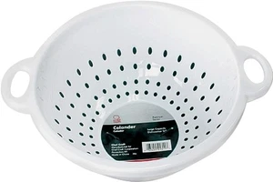 NEW Chef Craft 21311 WHITE Deep Colander, 11" x 5" 5 QT PLASTIC - Picture 1 of 1