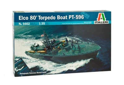✅ITALERI 5602 - Scala 1:35 ELCO 80' PT - 596 TORPEDO BOAT - Immagine 1 di 4