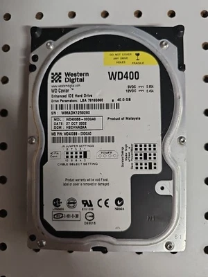 Western Digital Caviar 40GB Internal 7200RPM 3.5" (WD400BBRTL) HDD - Image 1 of 3